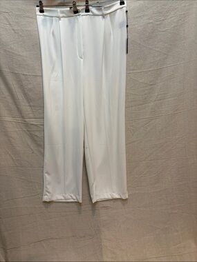 Men's Tailored White Dress Pants